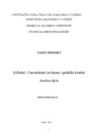 prikaz prve stranice dokumenta D. Bobić: Concertinato za bayan i gudački kvartet